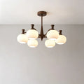 Full Spectrum Pendant Light Chandelier Retro Mid‑Century Modern Glass Hanging lamp For Kitchen Living Dining Foyer