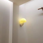 Rustic Mushroom Wall Lamp Farmhouse Cream Style Creative LED Sconce for Bedroom Corridor Kids Room Decor