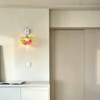 Colorful Bubble Wall Sconce Talia Creative Glass Wall Light Bauhau Bedside Lamp for Bedroom Hallway & Kids Room